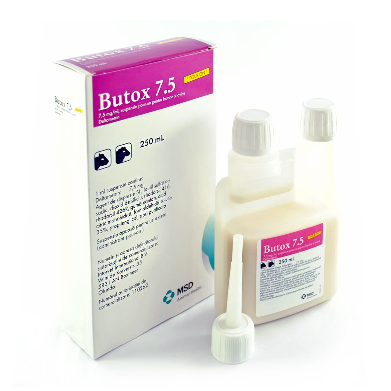 BUTOX 7.5% POUR ON 250ML
